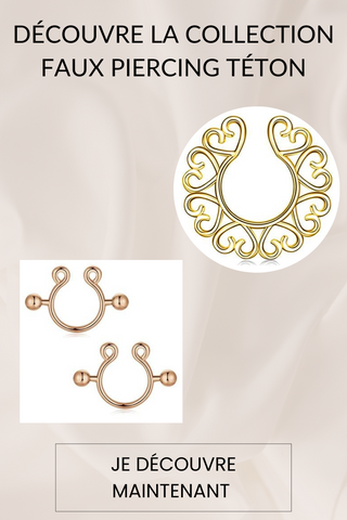 Découvre la collection faux piercing téton
