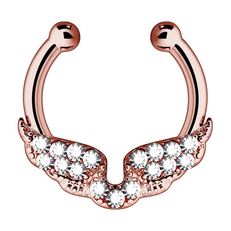Faux Piercing Nez Strass