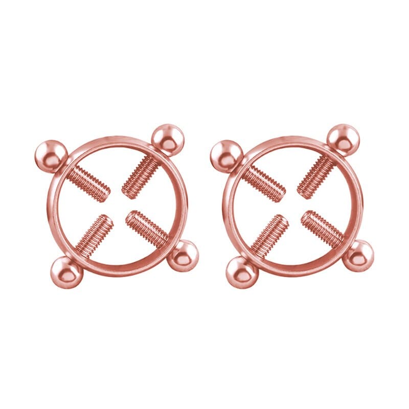 Faux piercing téton rond