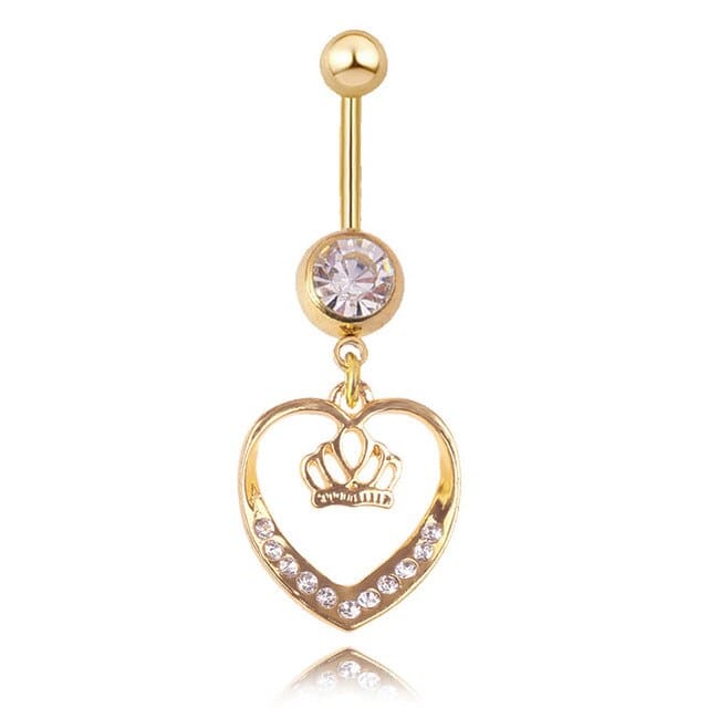 Piercing Nombril Couronne