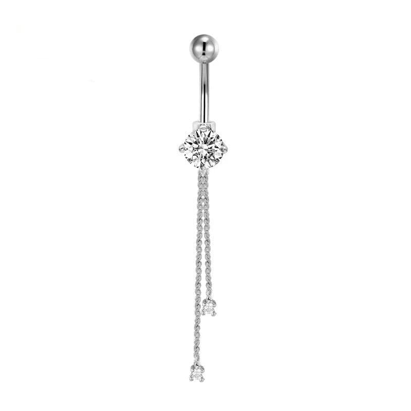 Piercing nombril pendant