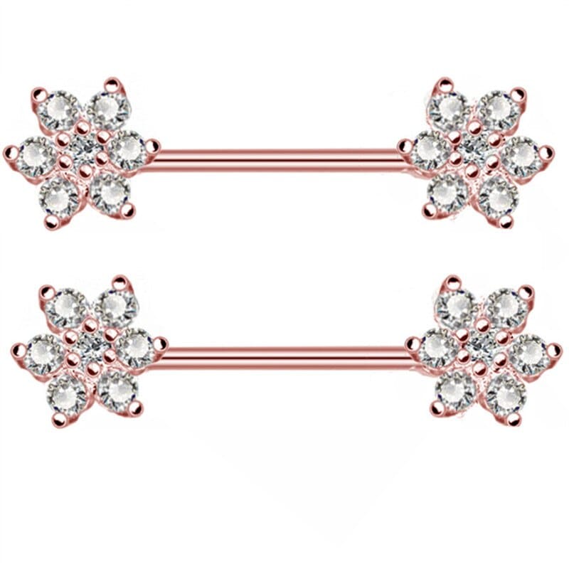 Piercing Téton Fleur